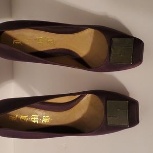 BY “L.A.M.B” PURPLE HIGH HEELS